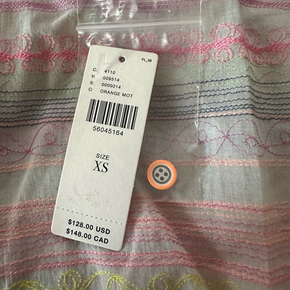 NWT Anthropology Embroidered Top - Picture 7 of 8